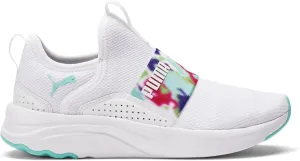 PUMA Kids Girls Softride Sophia Slip On Sneakers Shoes Casual - White