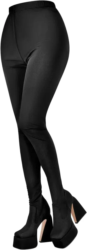 richealnini Women Stocking Over the Knee High Boots Sexy Pointed Toe Stiletto Heels