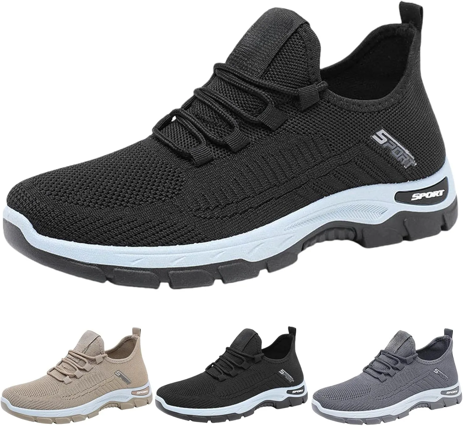 Running Shoes for Men Gym Tennis Athletic Mesh Sneakers Lightweight Sports Fashion Breathable Casual Shoes