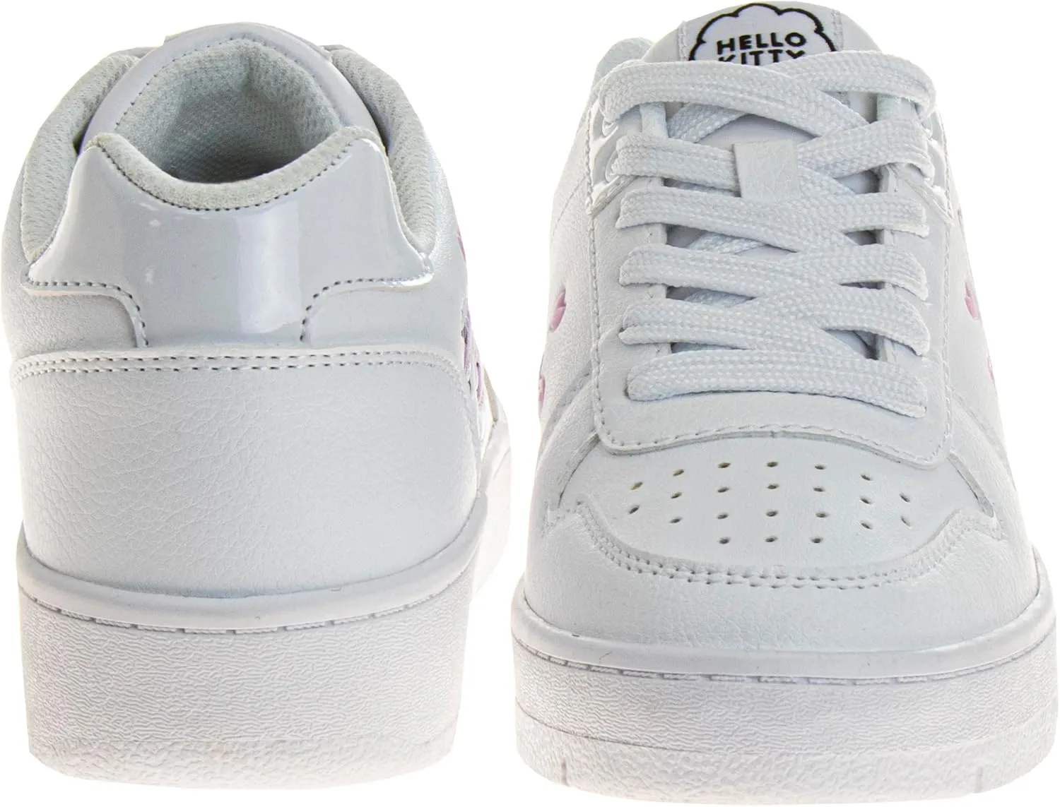 Sanrio Hello Kitty Women's Sneakers - Lightweight Athletic Breathable Running Tennis Shoes - White (Womens-Adult)