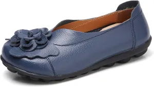 Solaud Women's Comfortable Loafers Soft Slip on Casual Round Toe Moccasins Driving Flats Work Walking Shoes