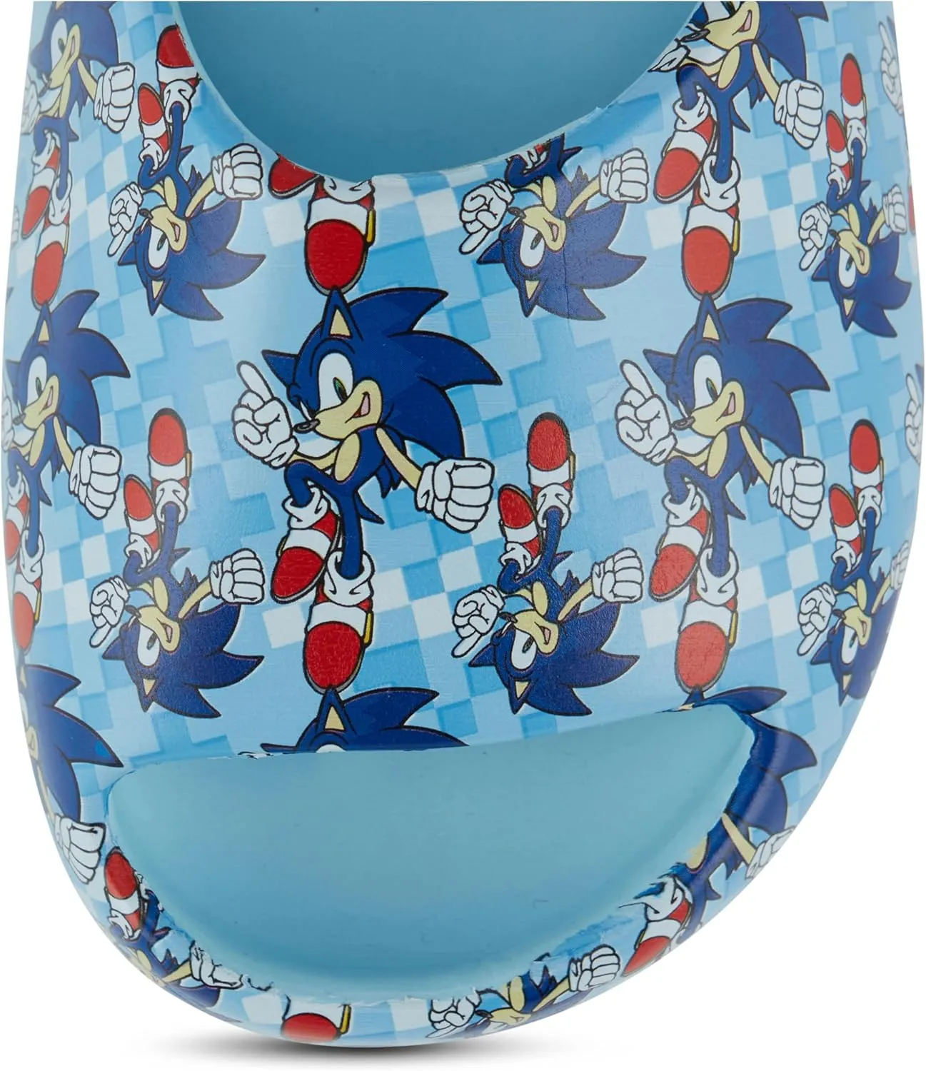 Sonic the Hedgehog Boys Sandals - Sonic Comfort Foam Slides with Back - Sonic, Tails, Knuckles and Shadow Slide Sandals with Back