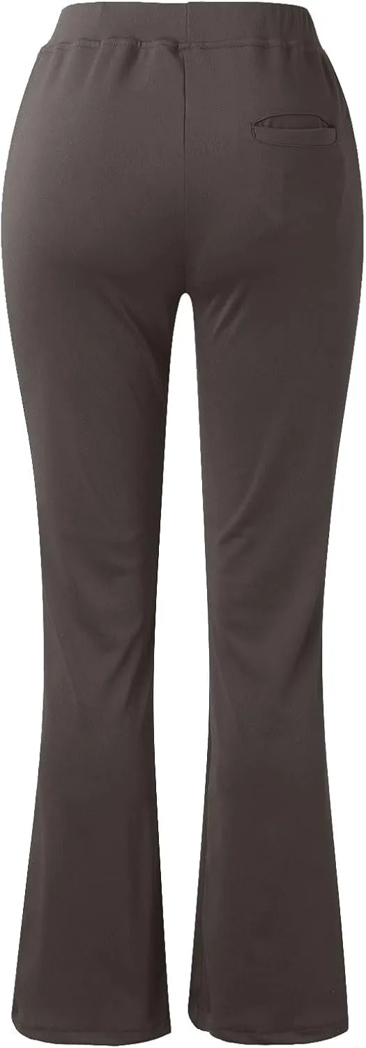 Stretchy Work Pants for Women Comfy Dressy Trouser Style Yoga Dress Pants High Waisted Business Pull On Pants