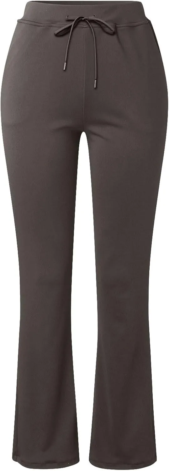 Stretchy Work Pants for Women Comfy Dressy Trouser Style Yoga Dress Pants High Waisted Business Pull On Pants