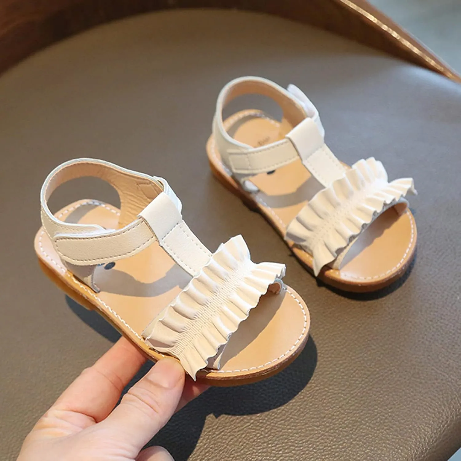 Swim Shoes for Toddler Girl Soft-Soled Sandals Princess Shoes Kids Children Girls Split Sole Ballet Slippers for Girls