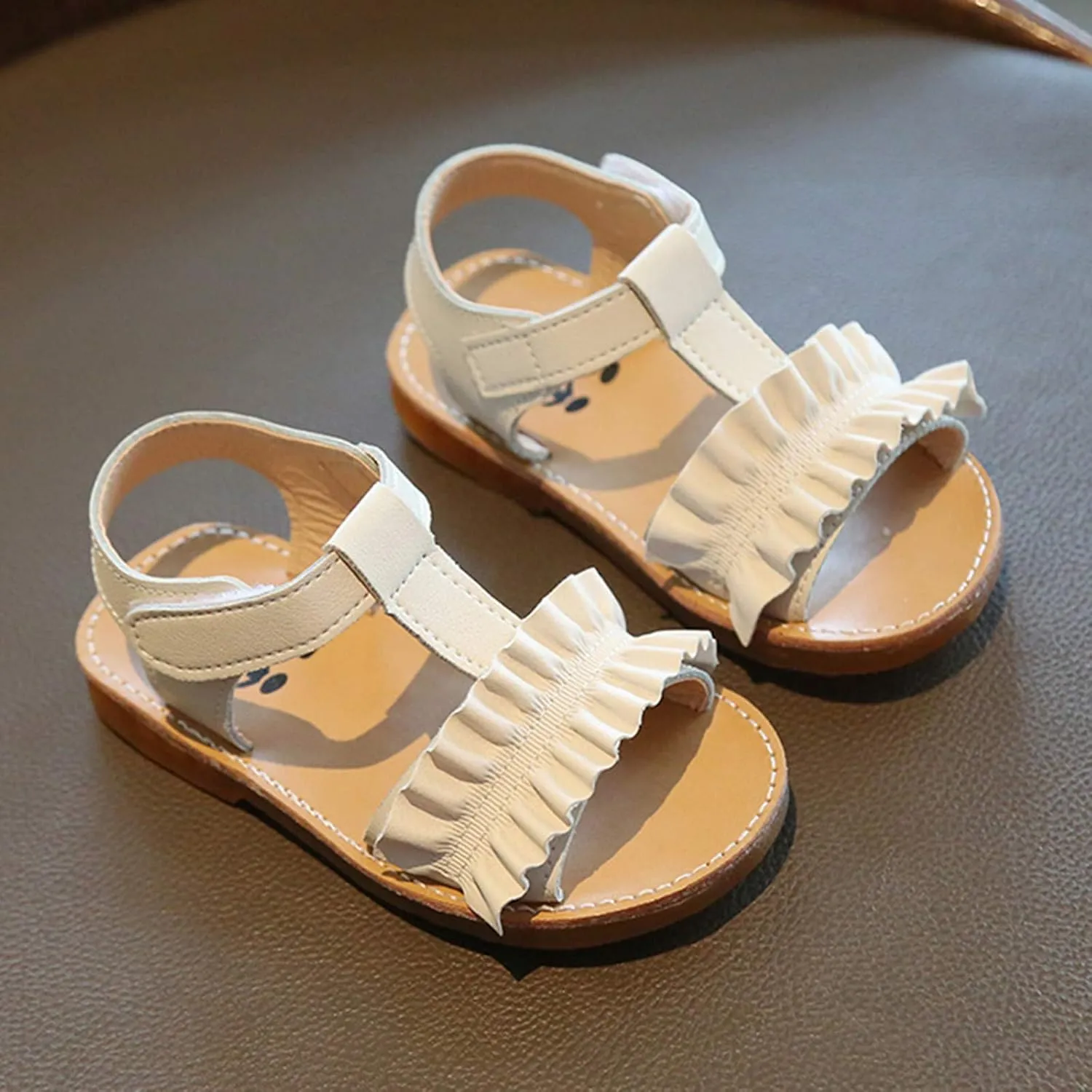 Swim Shoes for Toddler Girl Soft-Soled Sandals Princess Shoes Kids Children Girls Split Sole Ballet Slippers for Girls