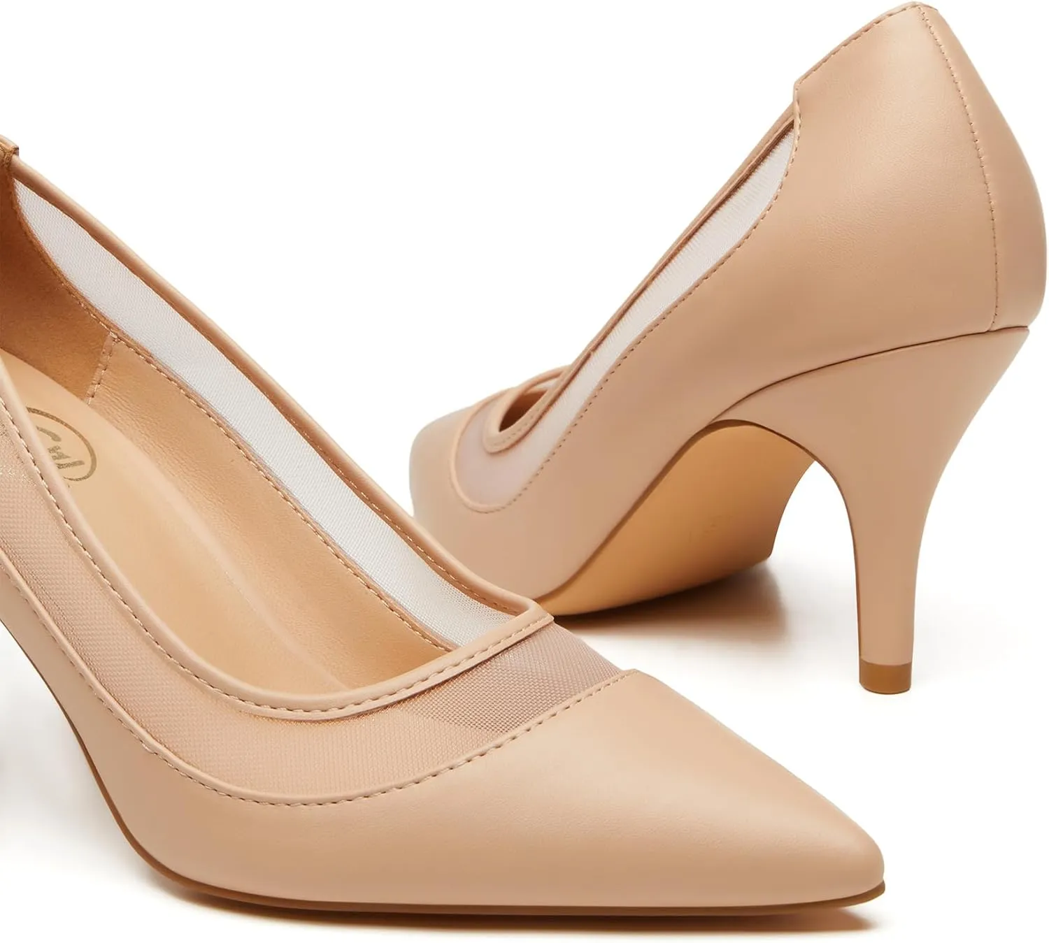 Trary Women’s Slingback Pumps, Black Heels Gold Heels Nude Pink Red Heels, Pointed Toe High Heels for Women Sexy Stiletto Heels Buckle Ankle Strap Closed Toe Pumps Office Party Prom Dress Shoes