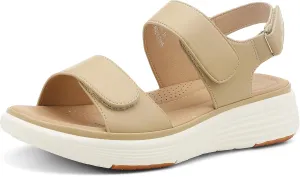 UBFEN Womens Platform Sandals Wedge Walking Comfortable Casual Adjustable Strap Lightweight Open Toe