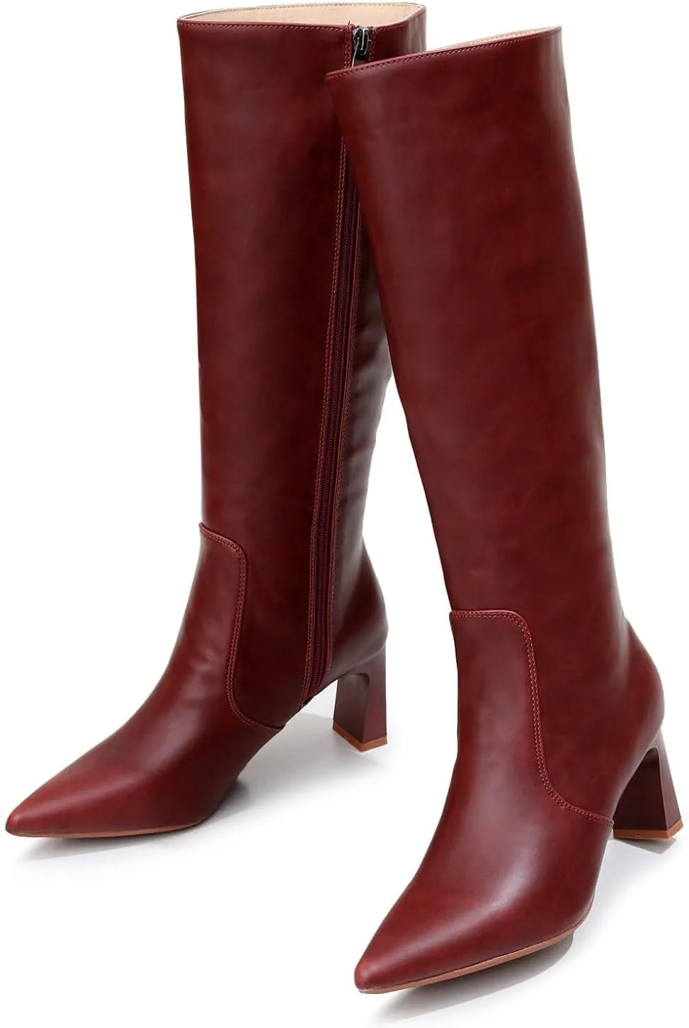 VenusCelia Women's Knee High Stretchy Fashion Boots