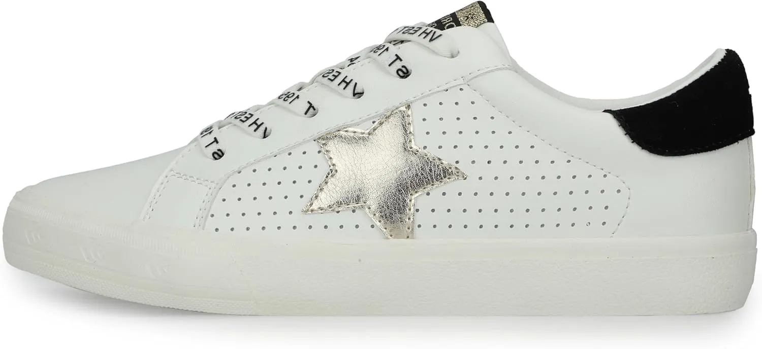 Vintage Havana Grande Women’s Fashion Sneakers | Star Tennis Shoes Womens | Low Top Slip On | Walking Comfortable Casual
