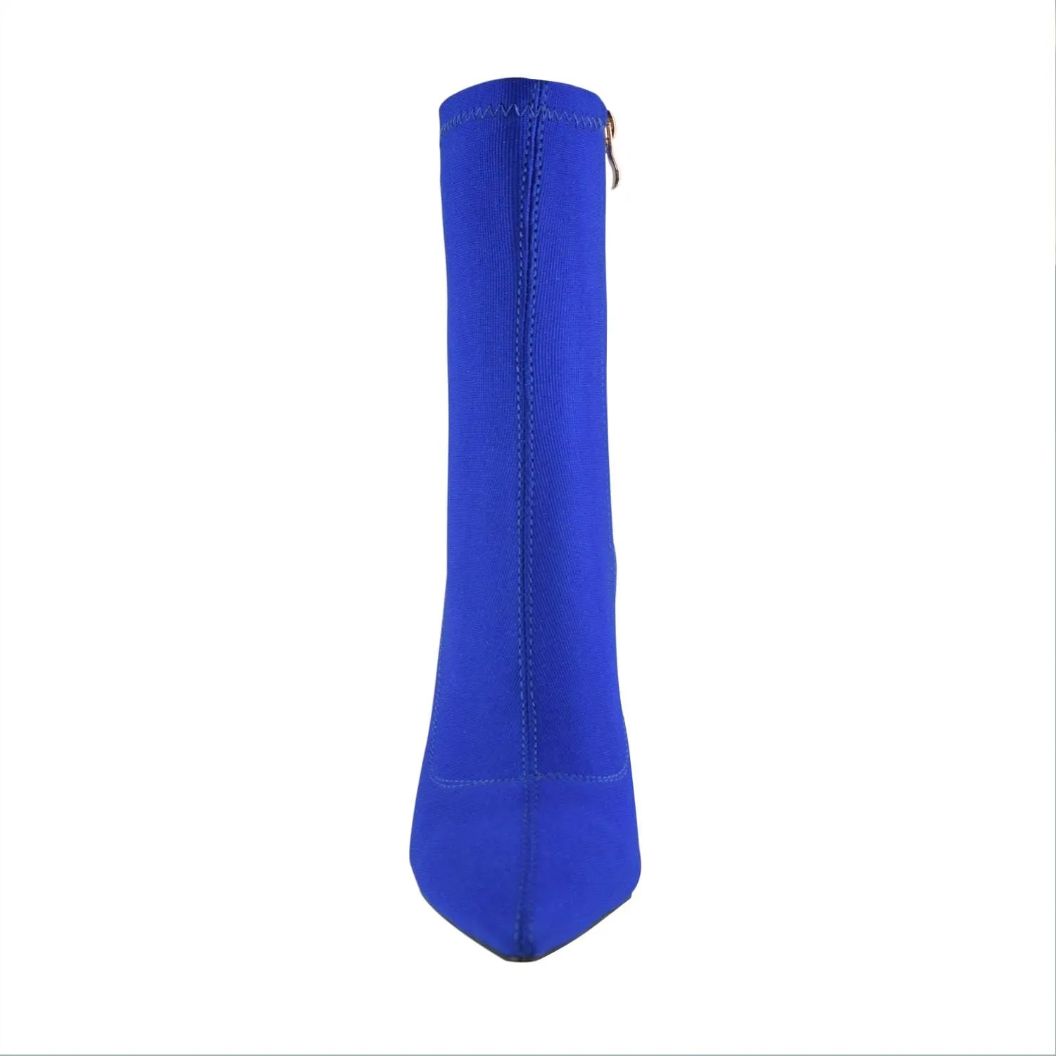 vivianly Stretch Pointed Toe Sock Booties Mid-Calf Ankle Boot Stiletto Heel Boots for Women
