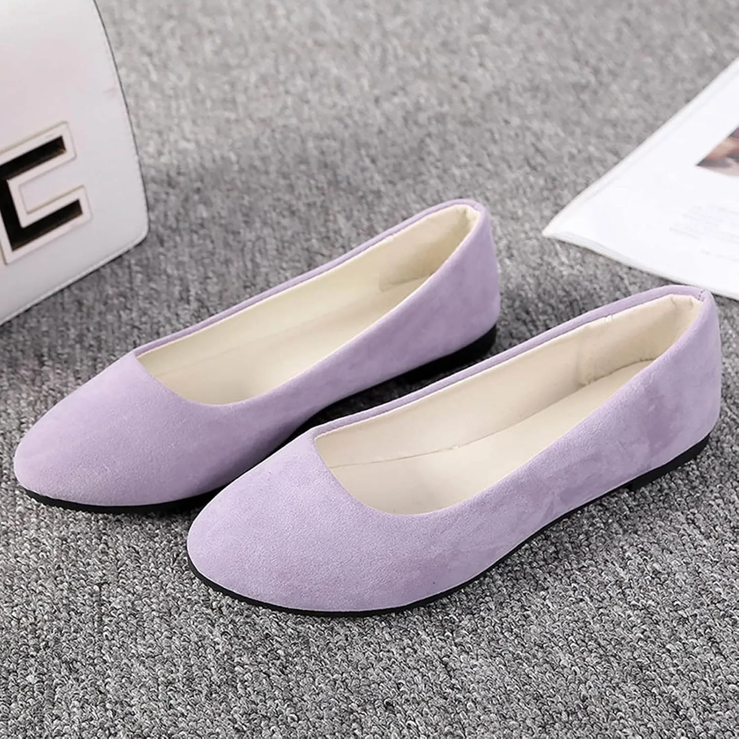 Walking Shoes Women Comfort Women Loafers Shoes Casual Slip on Non Slip Low Top CasualClosed Back Lightweight Breathable Christmas Tennis Shoes for Women Non Slip Shoes