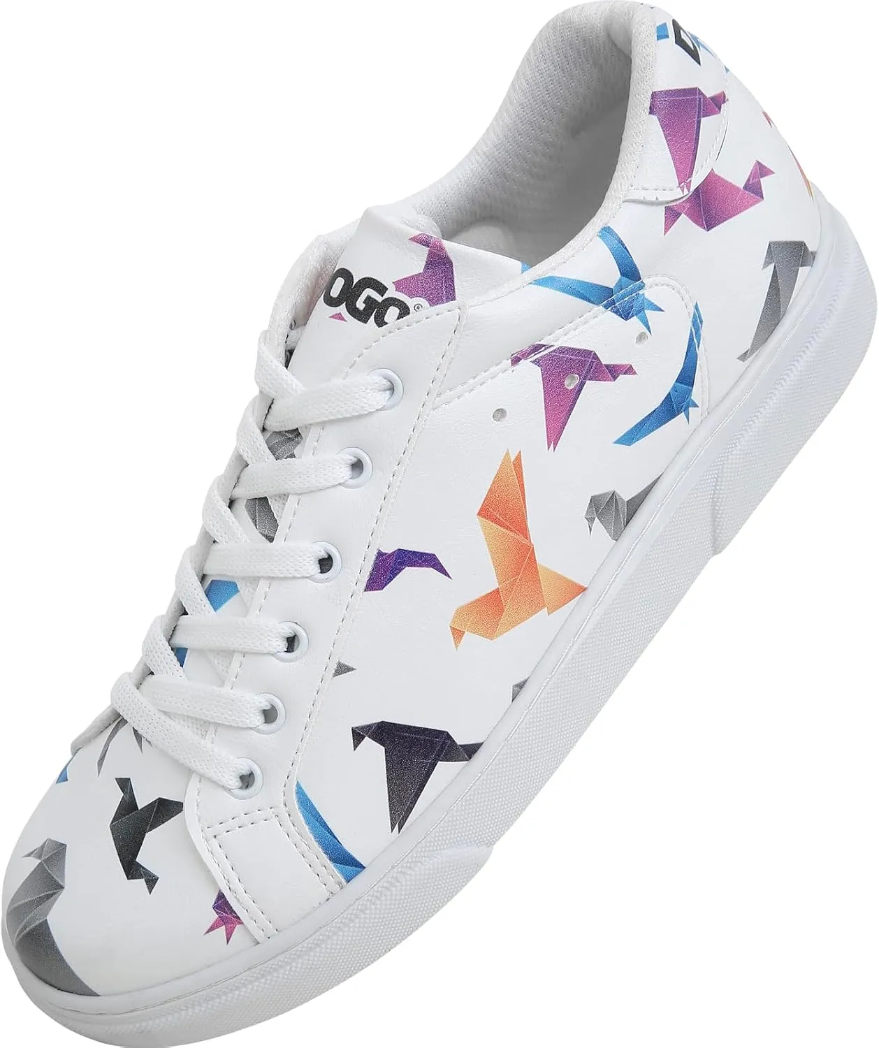 White Sneakers for Women - Handmade Women's Fashion Sneakers, Vegan Leather and Unique Design, Comfortable Shoes for Women, Ace Sneakers