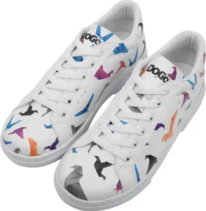 White Sneakers for Women - Handmade Women's Fashion Sneakers, Vegan Leather and Unique Design, Comfortable Shoes for Women, Ace Sneakers