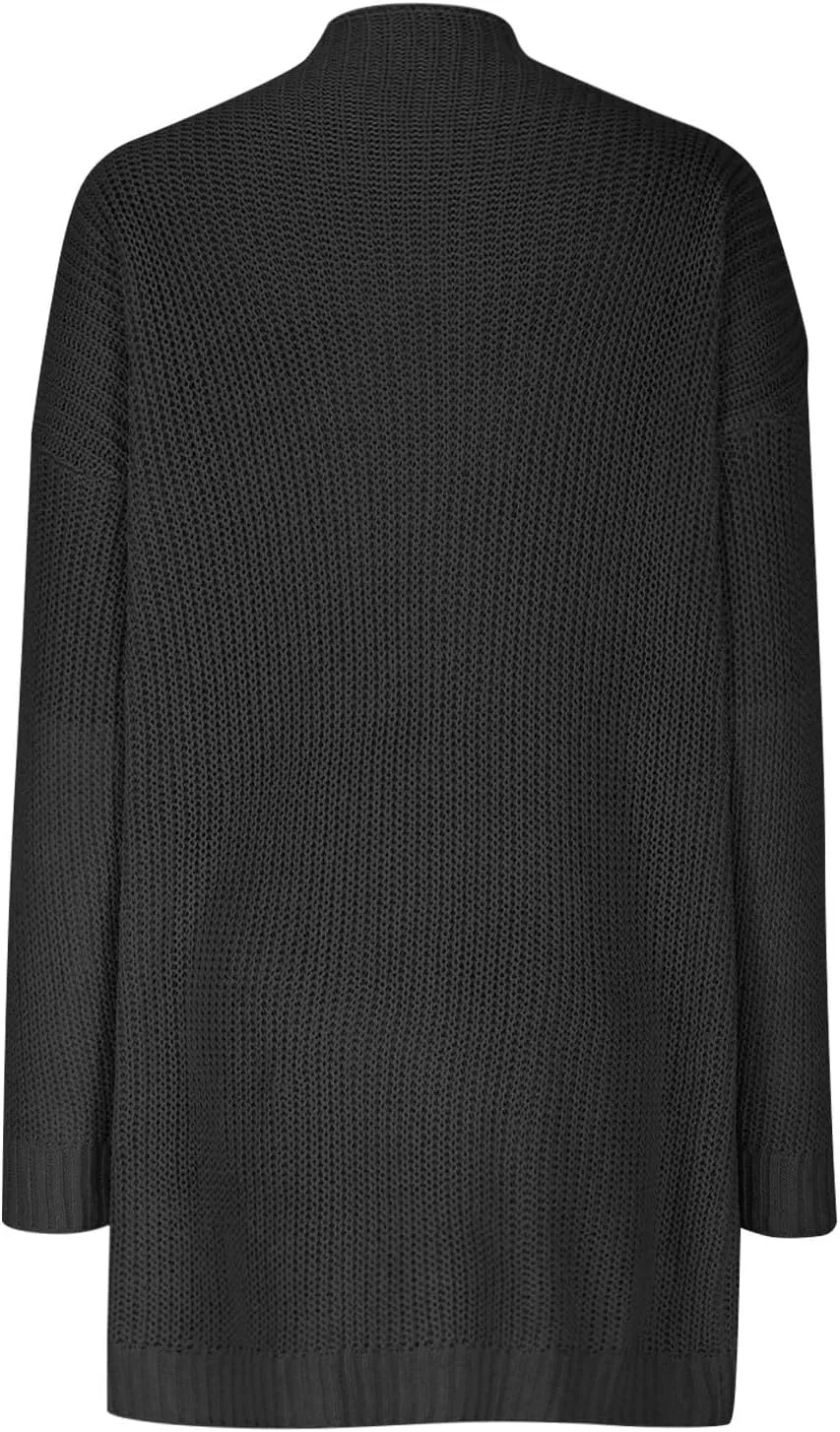 Winter Dresses for Women Oversized Long Sleeve Crewneck Knit Sweaters Slouchy Pullover Sweater Warm Sweater Dress