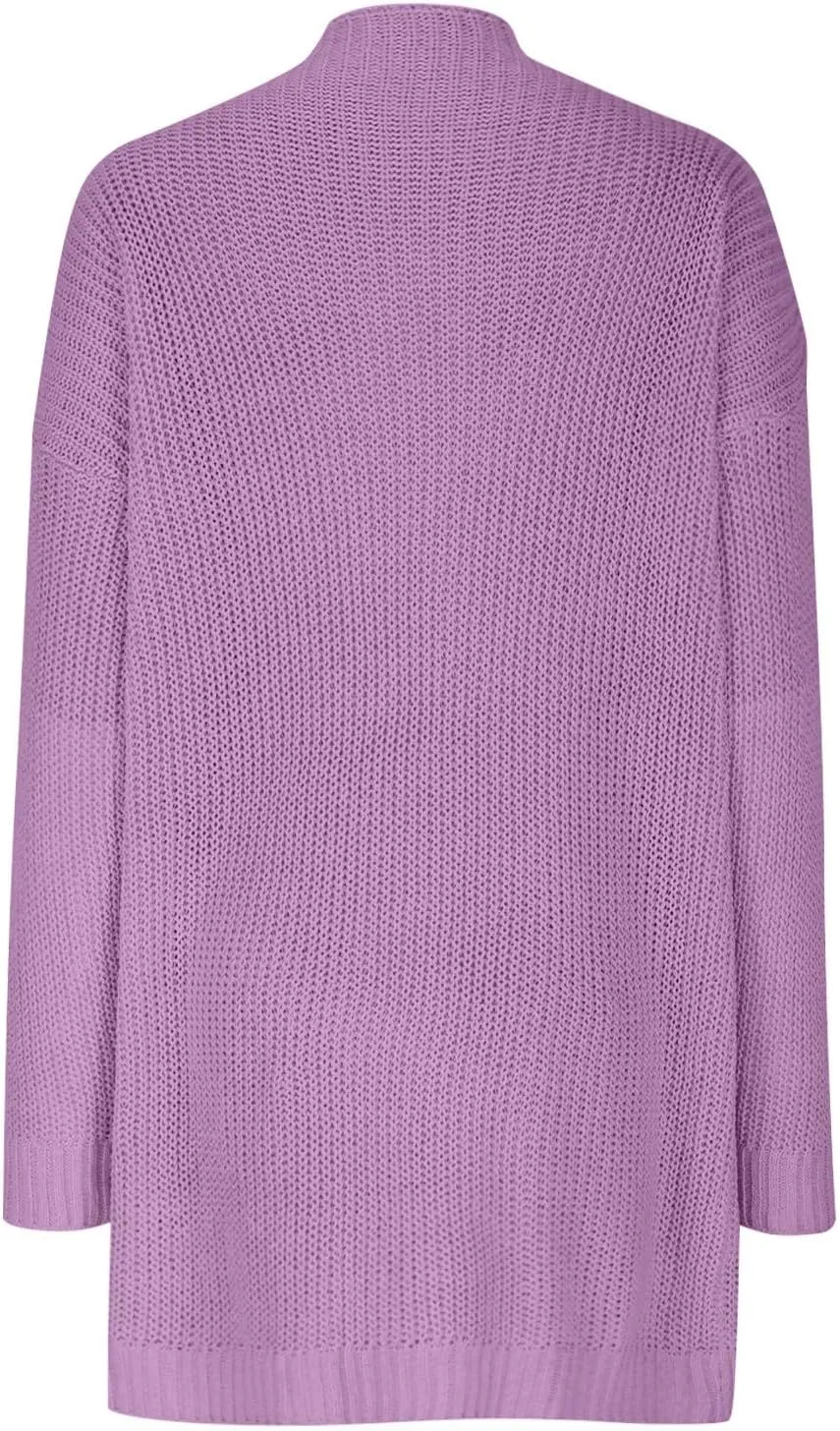 Winter Dresses for Women Oversized Long Sleeve Crewneck Knit Sweaters Slouchy Pullover Sweater Warm Sweater Dress