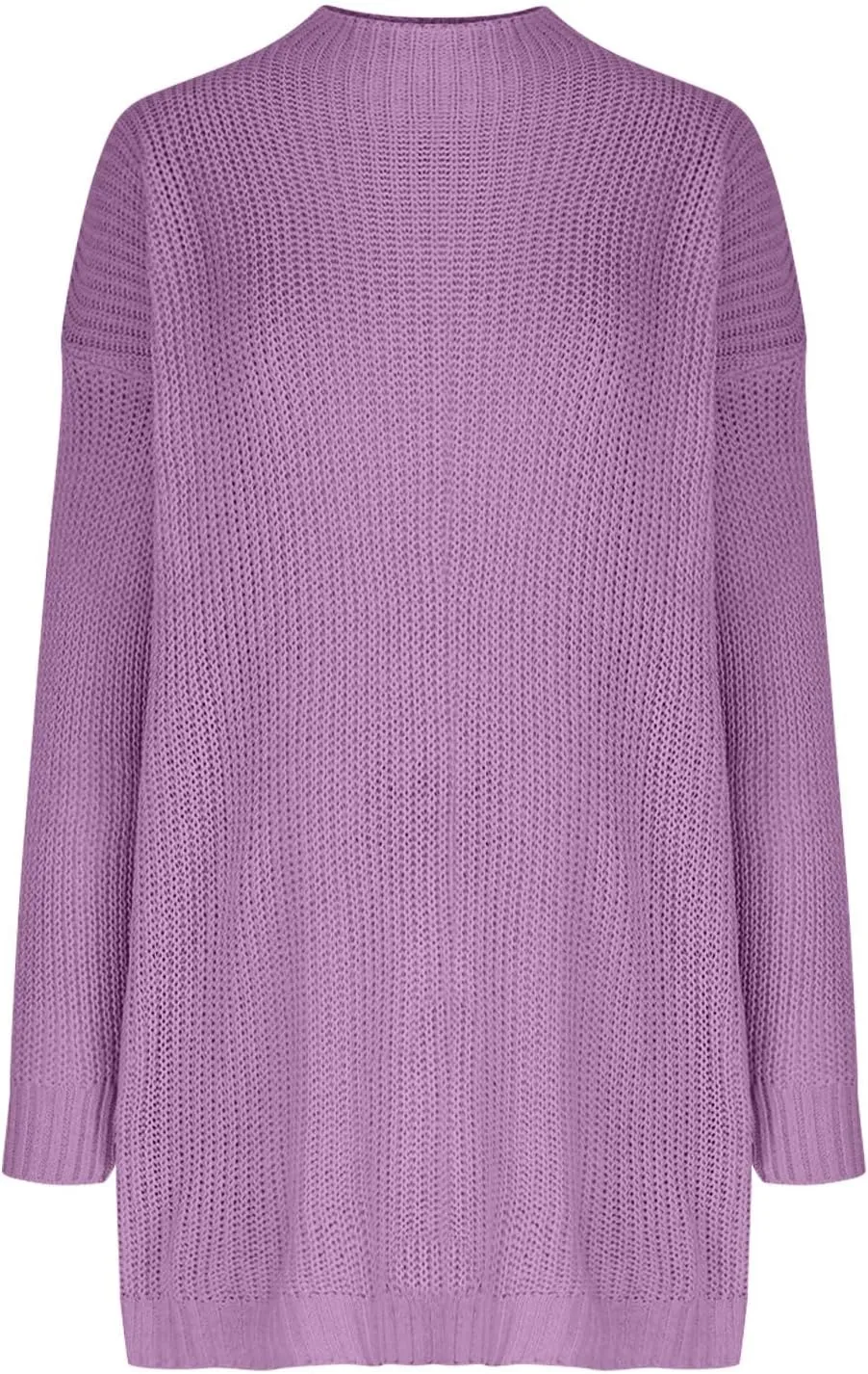 Winter Dresses for Women Oversized Long Sleeve Crewneck Knit Sweaters Slouchy Pullover Sweater Warm Sweater Dress