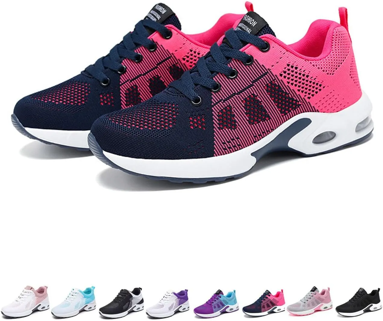 Women Orthopedic Sneakers Stylish Walking Shoes, 2025 New Air Running Shoes, Non Slip Walking Sneakers, Mesh Air Cushion Sneakers for Gym Workout Sports