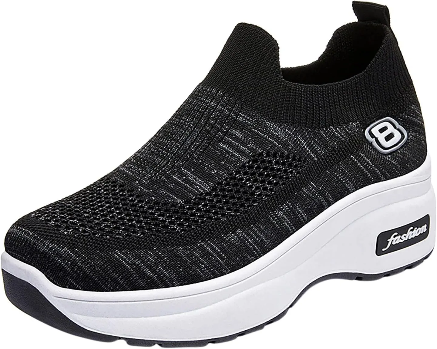 Women Sneakers Black and White Women's Slip On Shoes Size 11 Wide Women's Tennis Shoes Size 7 Wide Black Tennis Shoes Women Slip Ons Zapatillas De Tacon para Mujer