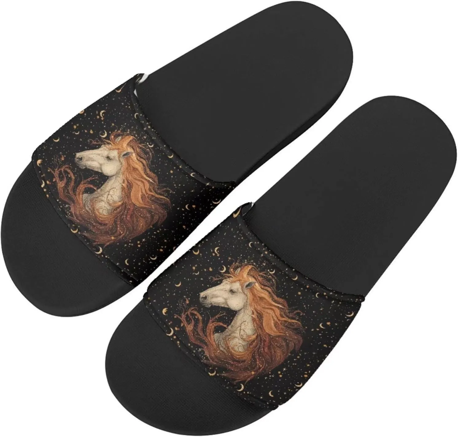 Womens Animal Printed Flat Sandals Non Slip Slide Sandals Shower Slippers Unisex Cute Summer Slide Slippers