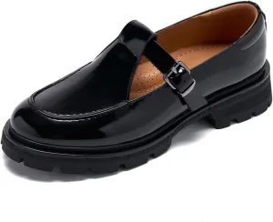 Women's Business Casual Chunky Loafers - Comfortable Platform Slip-Ons