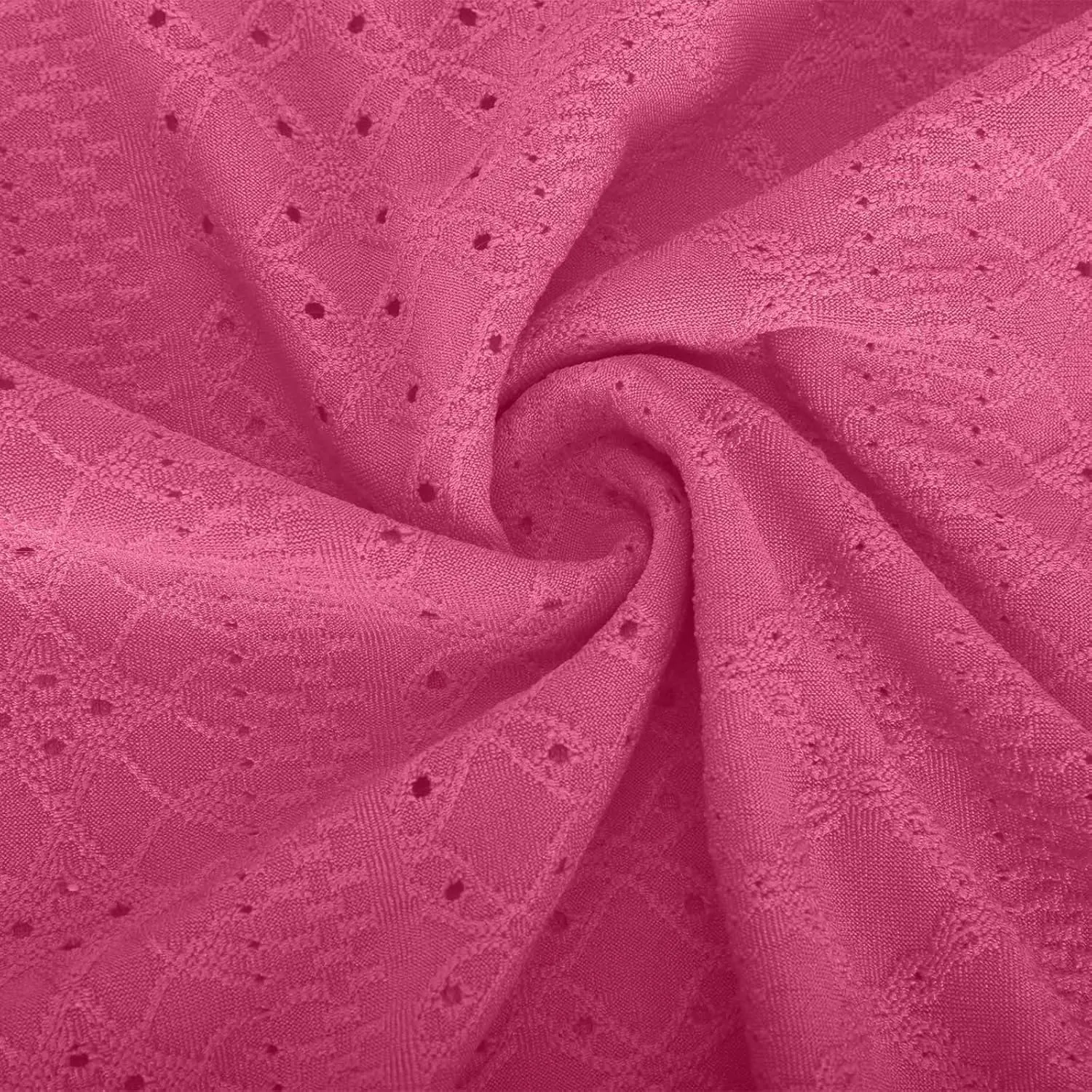 Women's Casual Dresses Casual U Neck Sleeveless Eyelet Summer Dresses Soft Hawaiian Beach Summer Midi Sundresses