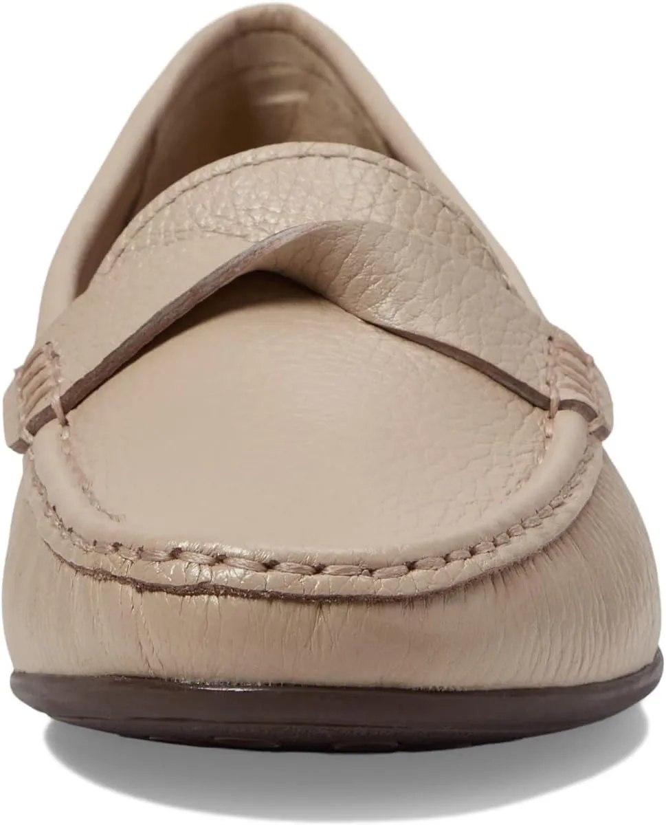 Women's Genuine Leather Casual Comfort Slip on Loafers
