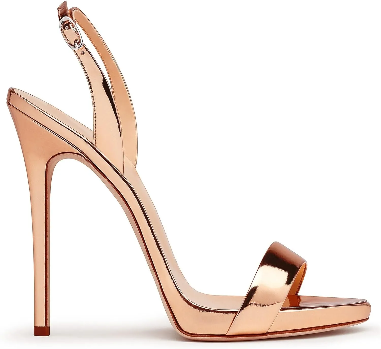 Women's One Word Belt Stiletto High Heels Fashion Pointed Toe Adjustable Ankle Straps Pump Dressy Sexy Sandals