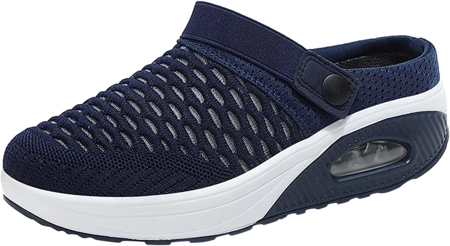 Women's Sandals Comfortable Walking Shoes Orthotic Walking Sneakers Adjustable Breathable Platform Mesh Mules Wide Width Non-Slip Shoes Air Cushion Support Sandals