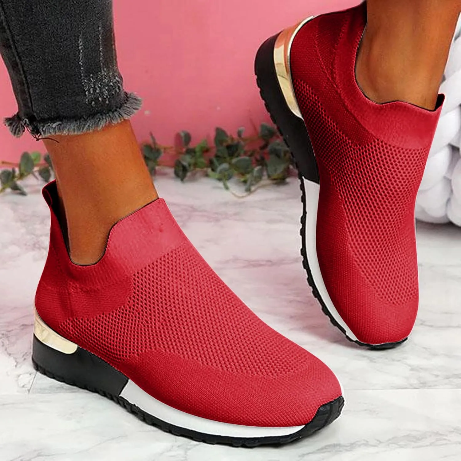 Women's Slip On Sneakers Casual Everyday Shoes Mens Running Shoes Lether Men Casual Shoes Fashion Sneakers 2025 Black Tennis Shoe Loafers Dress Shoe