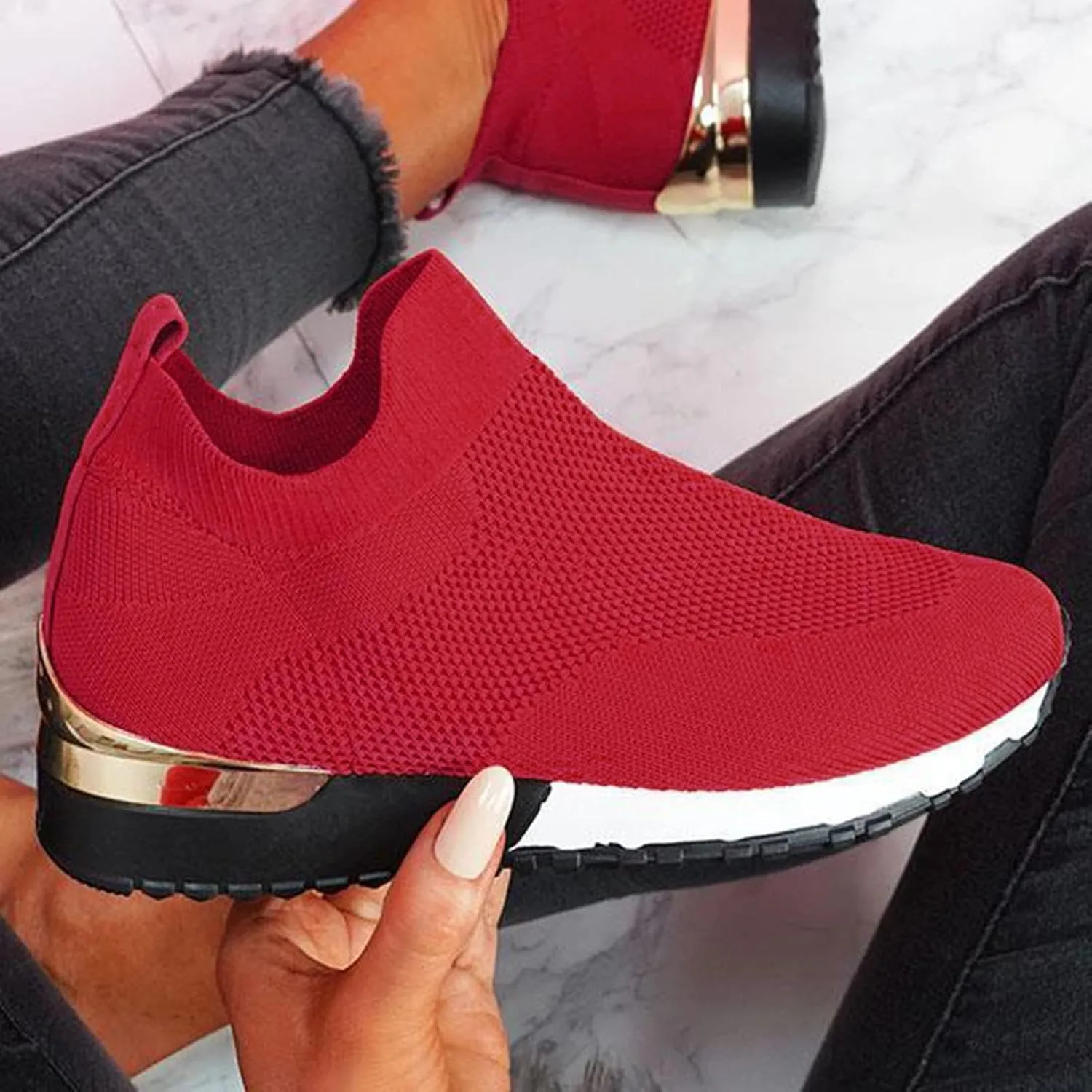 Women's Slip On Sneakers Casual Everyday Shoes Mens Running Shoes Lether Men Casual Shoes Fashion Sneakers 2025 Black Tennis Shoe Loafers Dress Shoe