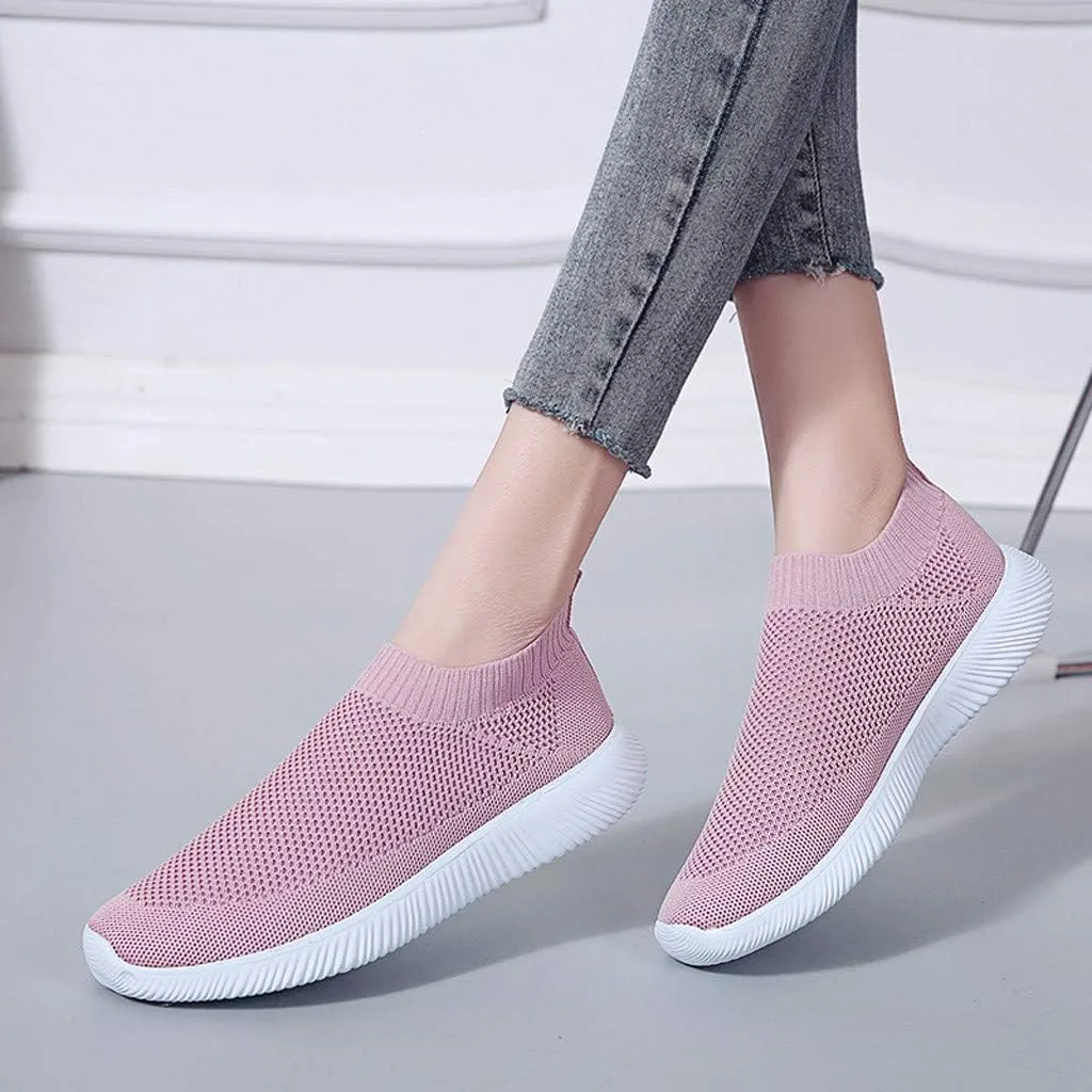Womens Slip On Walking Shoes Non Slip Running Shoes Walking Shoes Women Flat Feet Casual Shoes Dress Sneakers Slip On Tennis Shoe Loafers Dress Shoe