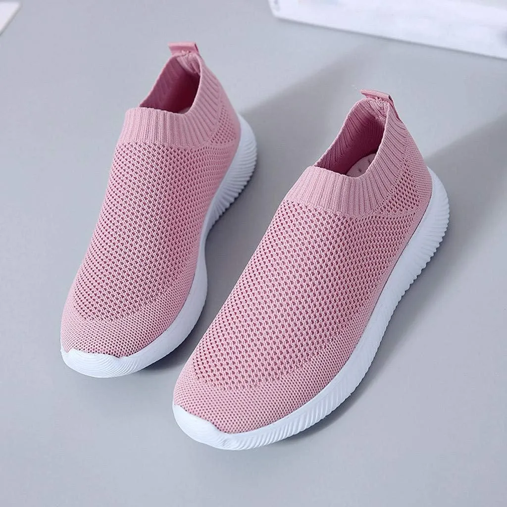 Womens Slip On Walking Shoes Non Slip Running Shoes Walking Shoes Women Flat Feet Casual Shoes Dress Sneakers Slip On Tennis Shoe Loafers Dress Shoe