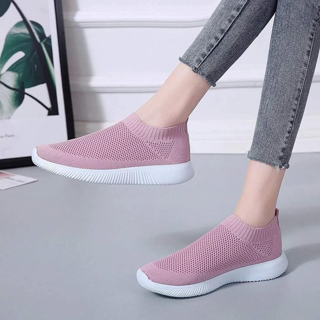 Womens Slip On Walking Shoes Non Slip Running Shoes Walking Shoes Women Flat Feet Casual Shoes Dress Sneakers Slip On Tennis Shoe Loafers Dress Shoe