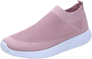 Womens Slip On Walking Shoes Non Slip Running Shoes Walking Shoes Women Flat Feet Casual Shoes Dress Sneakers Slip On Tennis Shoe Loafers Dress Shoe