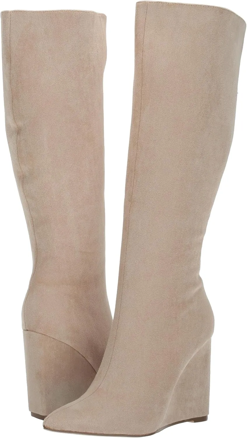 YOKI Women's Heel Knee High Boot