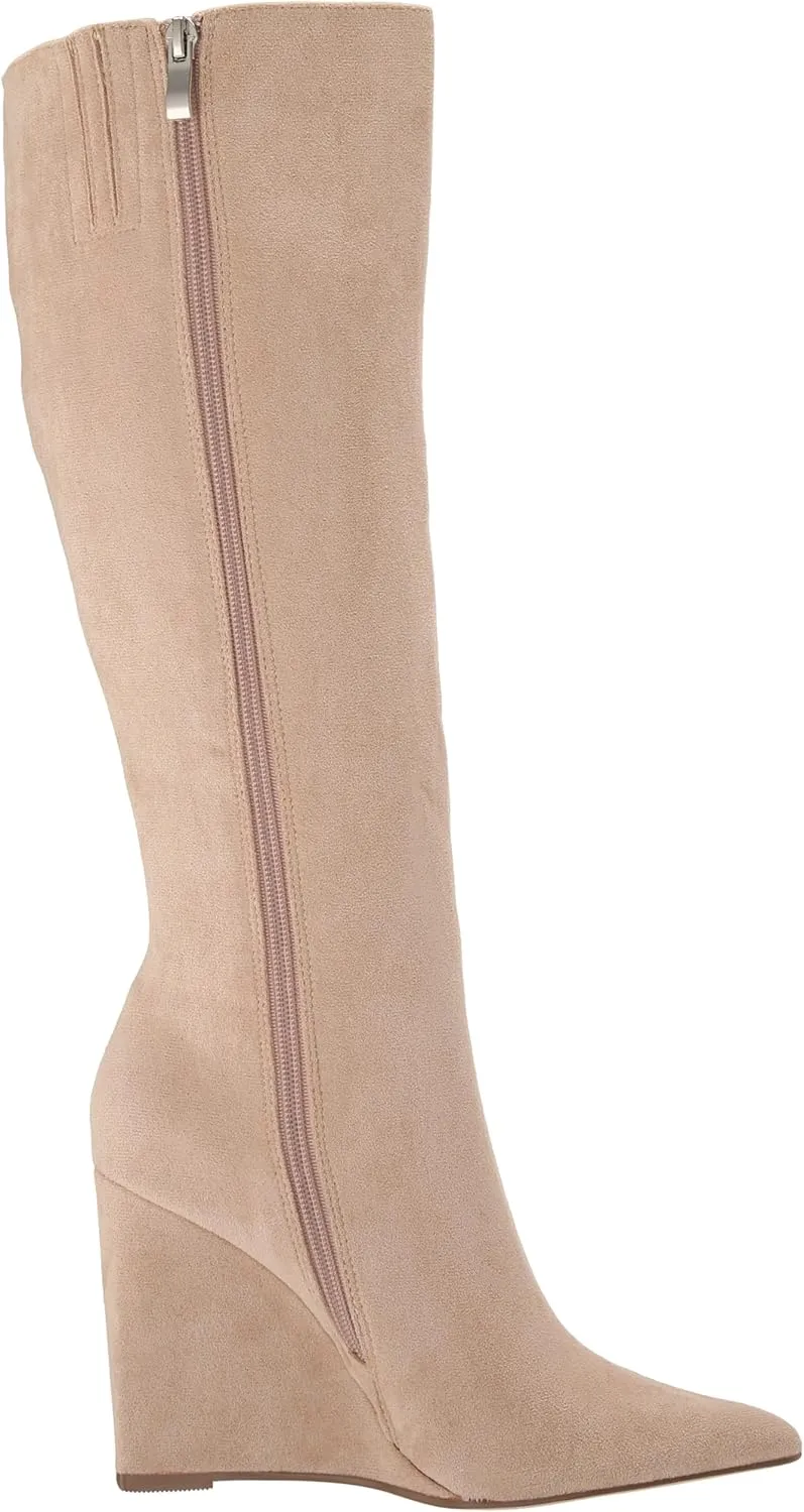 YOKI Women's Heel Knee High Boot